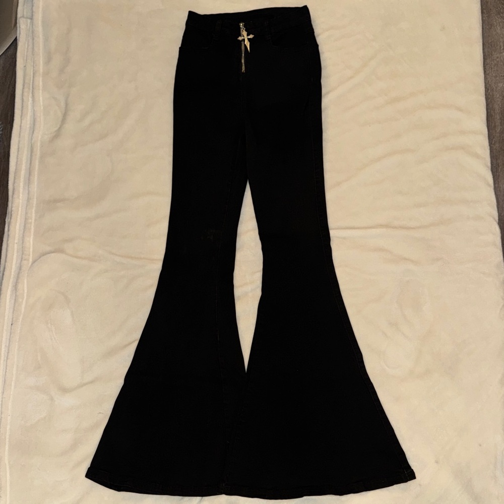 Killstar Black Flared Women's Jeans